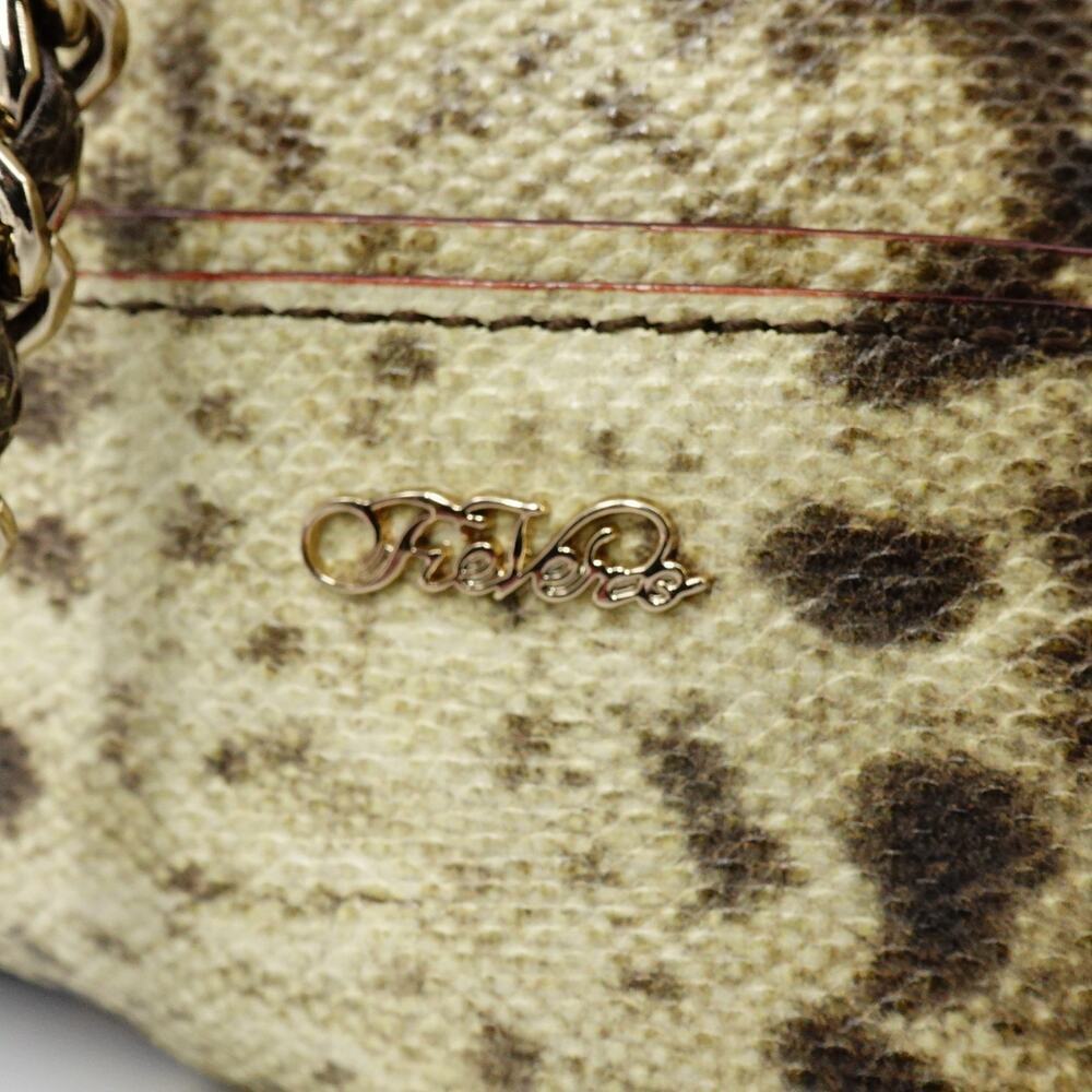 Tre Vero Karung Chain Shoulder Bag Womens Brown Animal Print 80s Retro - Picture 2 of 16